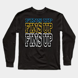 Fins up miami Long Sleeve T-Shirt